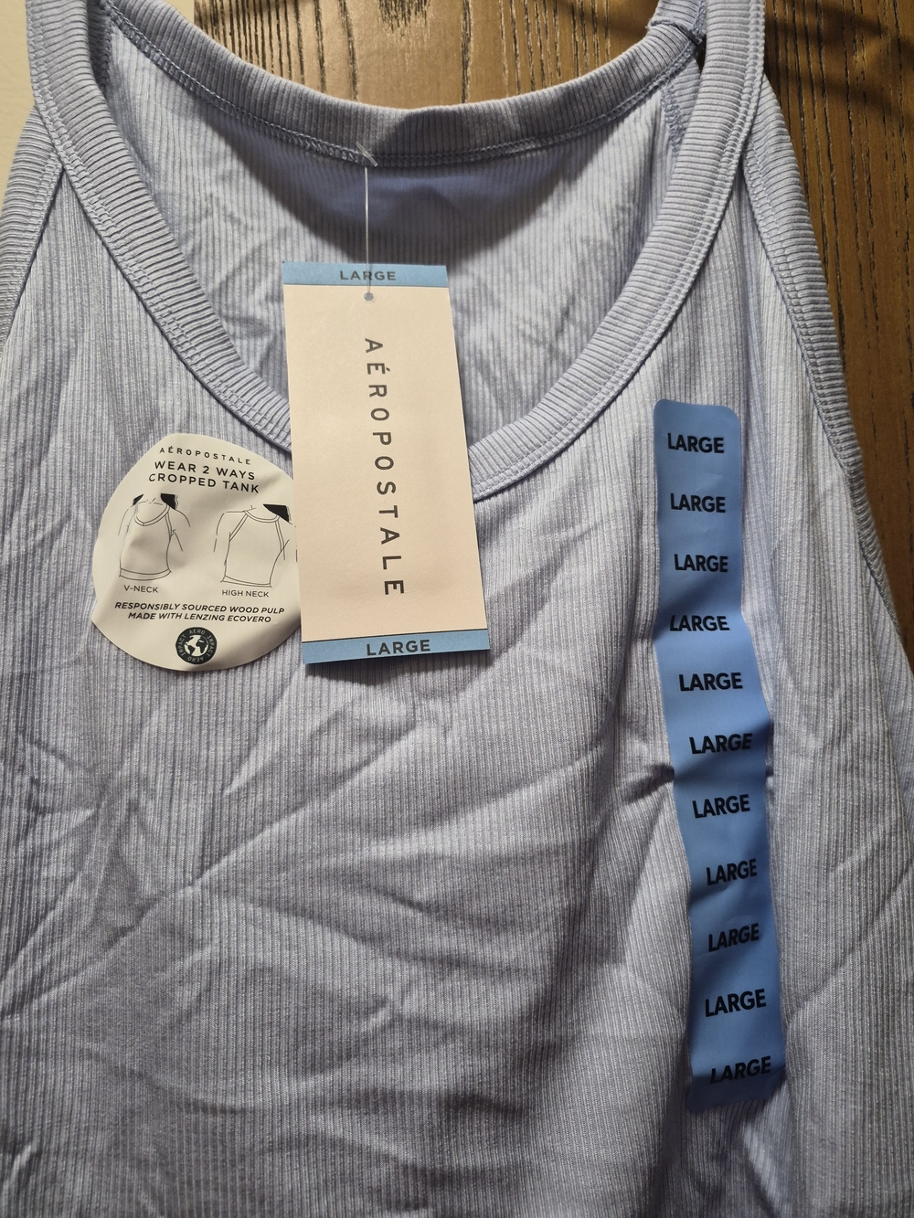 Aeropostale Ribbed Crop Tank Top - Picture 11 of 13
